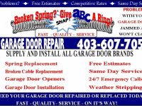 Home & Garden Services affordable garage door services for calgary 403.607.7053