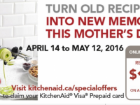 Major Appliances Celebrate Mother’s Day with KitchenAid Visa Prepaid Card